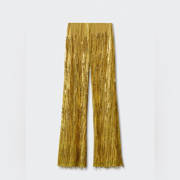 Mango Metallic Fringe Two-Piece Set - Picture 4 of 6
